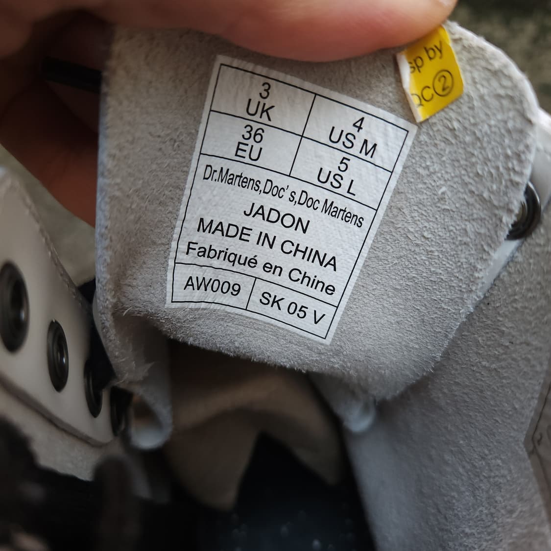 [3UK] 닥터마틴 JADON 화이트 부츠 상품이미지6