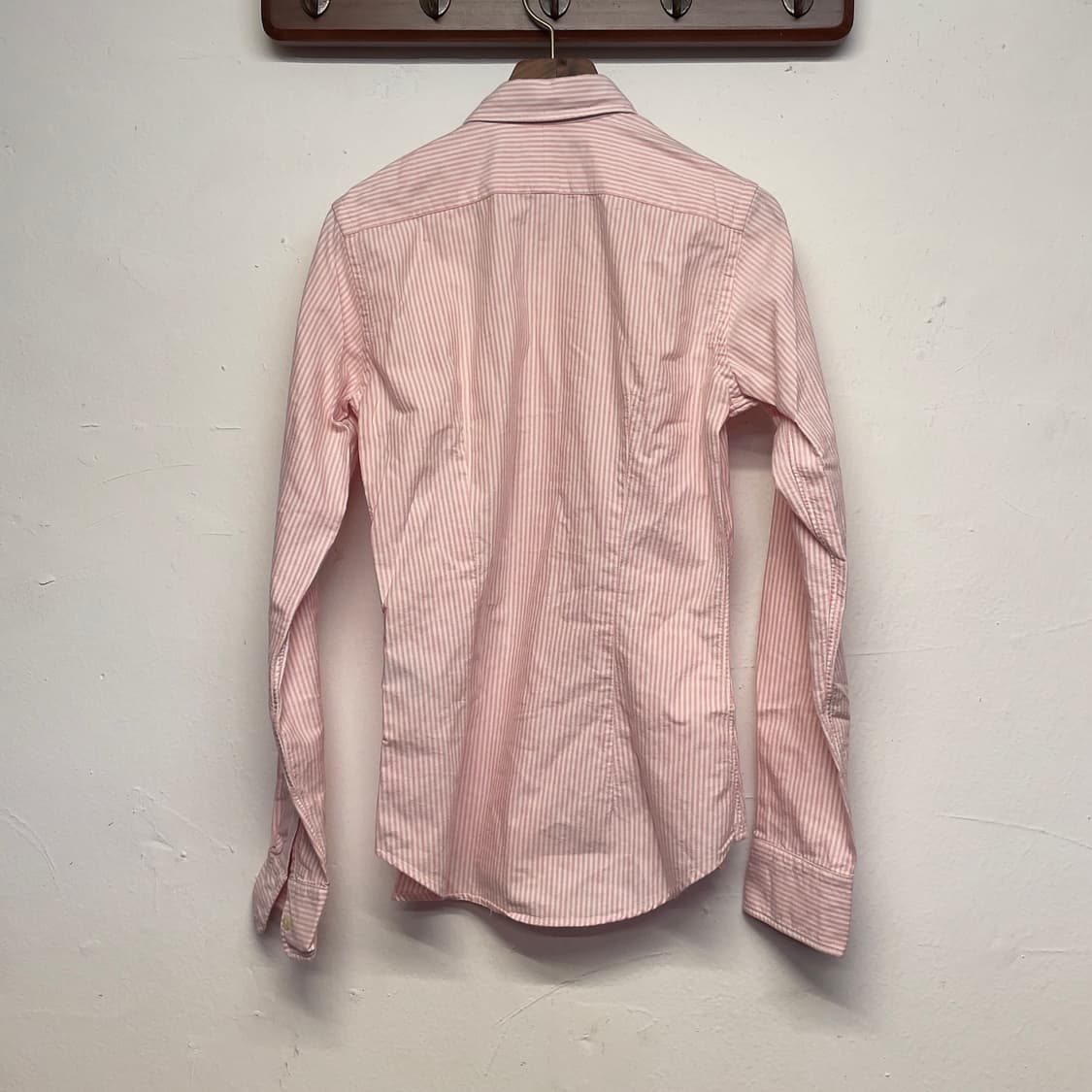 폴로 랄프로렌 (우먼) 슬림핏 핑크 옥스포드 셔츠  상품이미지4