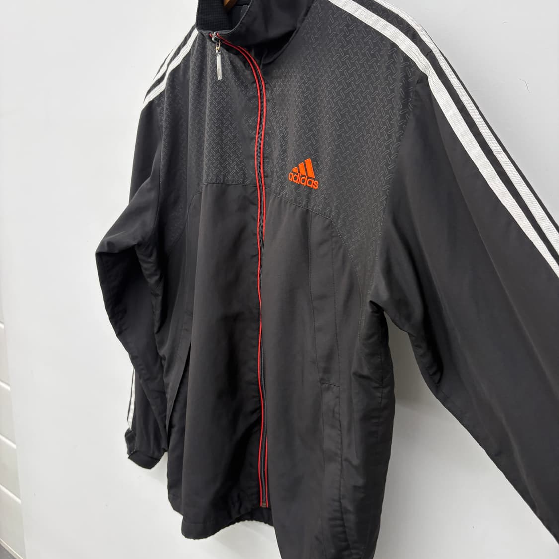 아디다스 블랙 삼선 바람막이 자켓 남성L 상품이미지3