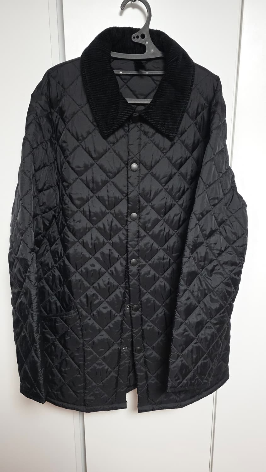 바버 퀼팅 자켓 블랙 L 헤리티지 리데스데일 클래식핏 상품이미지1