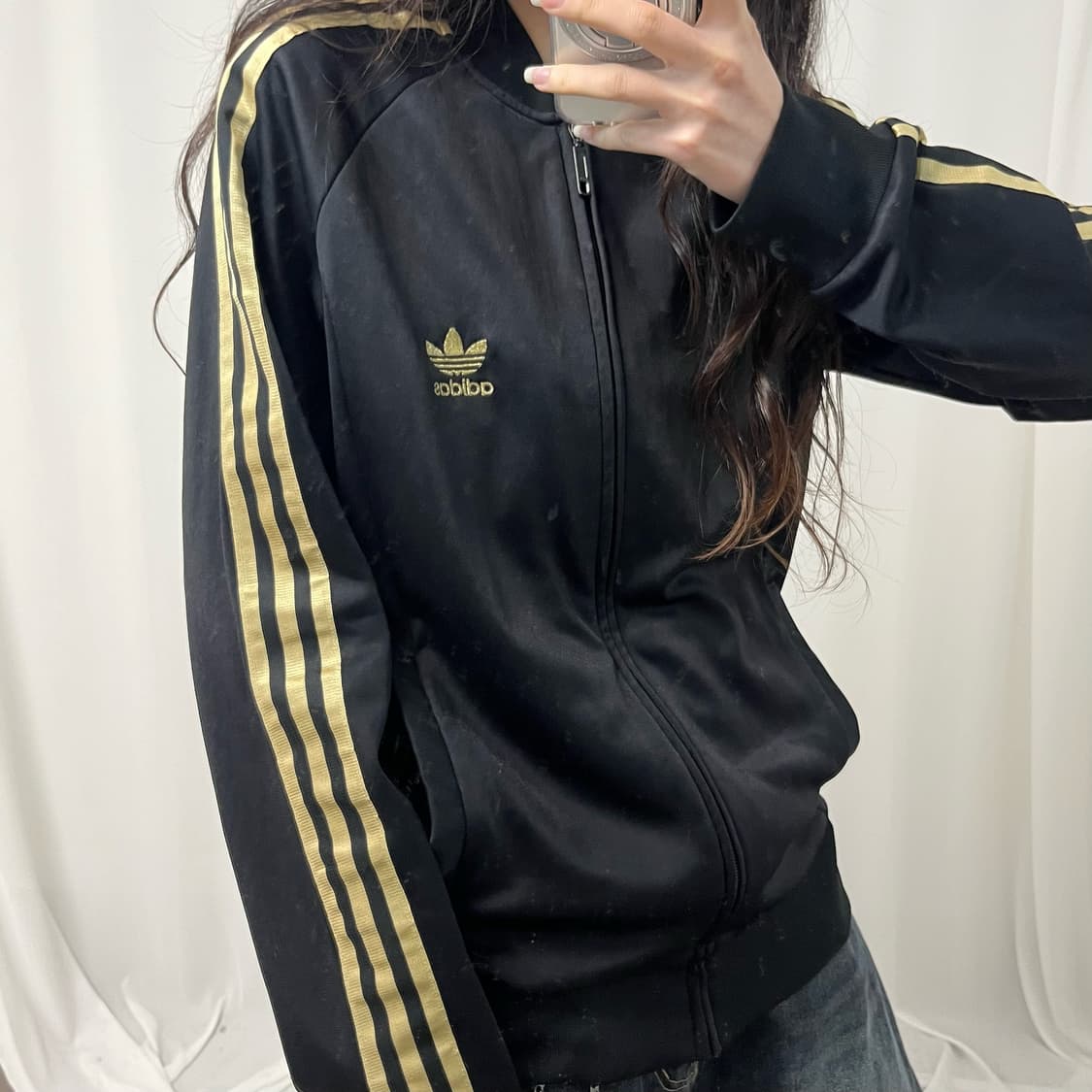 Adidas black & gold Superstar jersey 상품이미지3