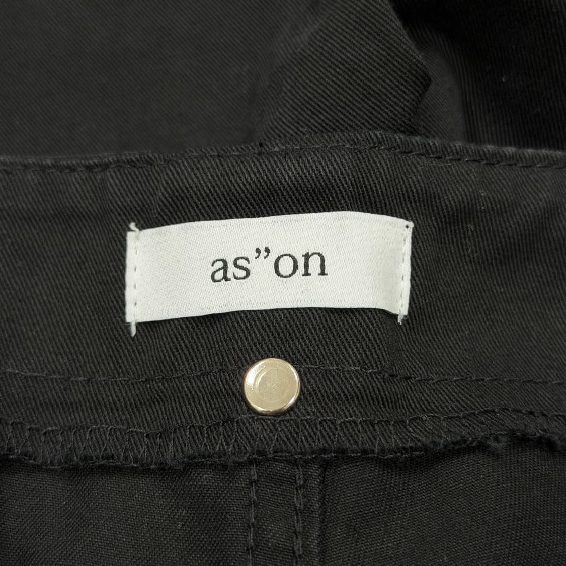 ASON 애즈온 제드 카고팬츠 바지 블랙 M 상품이미지3