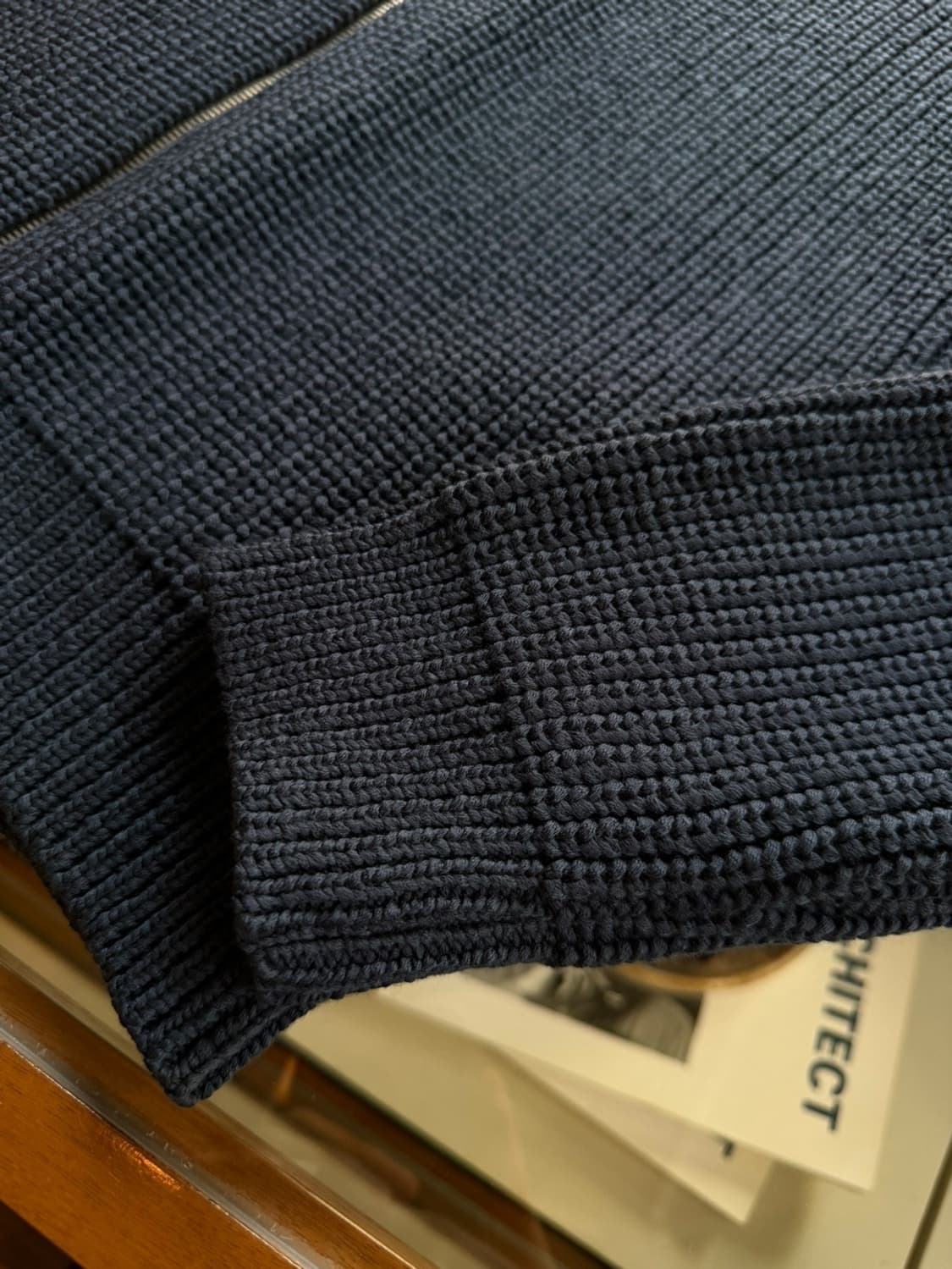 솔리드옴므 짚업 가디건 100 상품이미지10