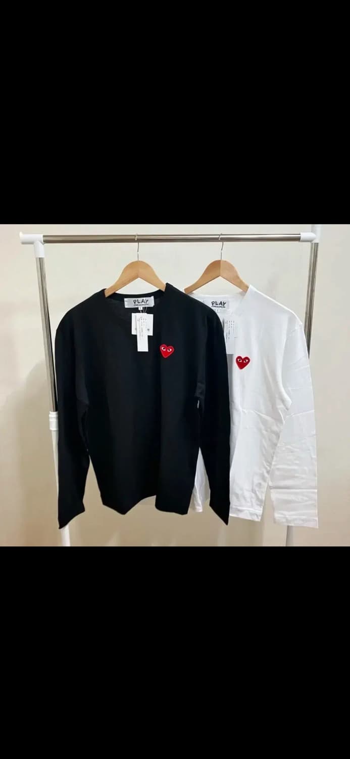 🔥[새상품/정품]🔥 꼼데가르송 남녀공용 롱슬리브 2 color  상품이미지5