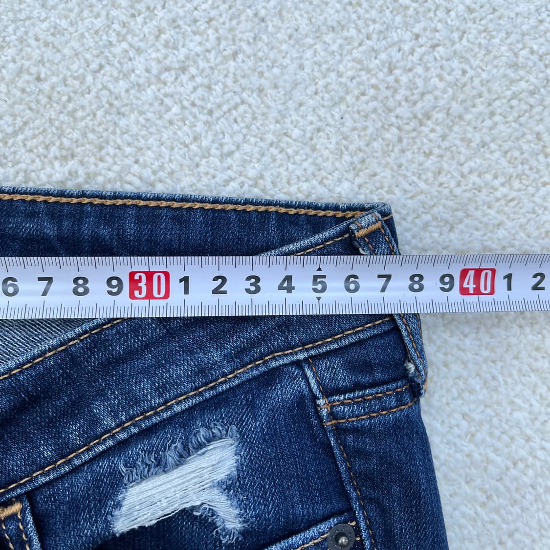 27 아베크롬비 스트레이트 데님 청바지 0310M 상품이미지5