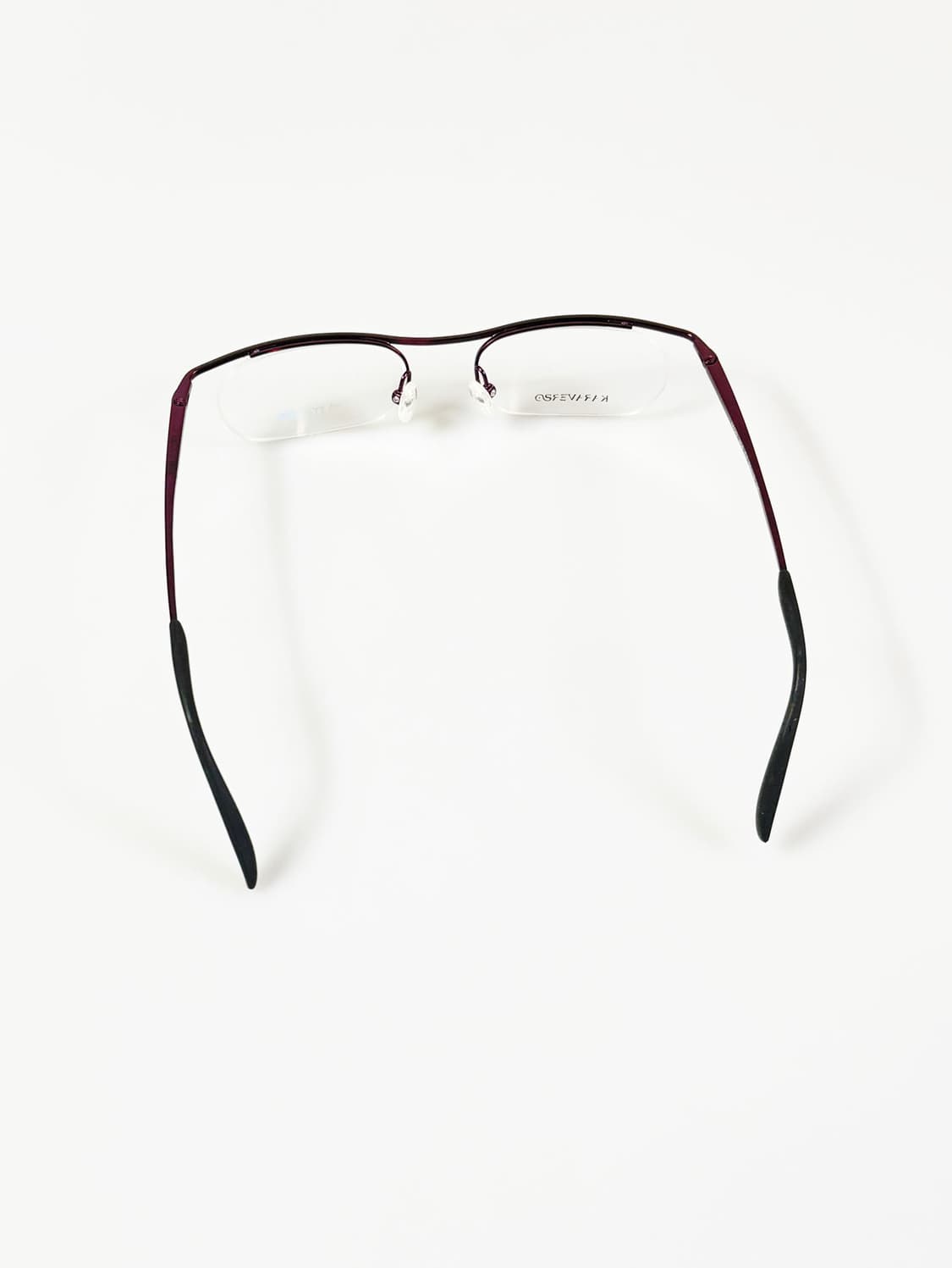 KARAVERSO 바이올렛 하프림 스퀘어 빈티지 안경 상품이미지5