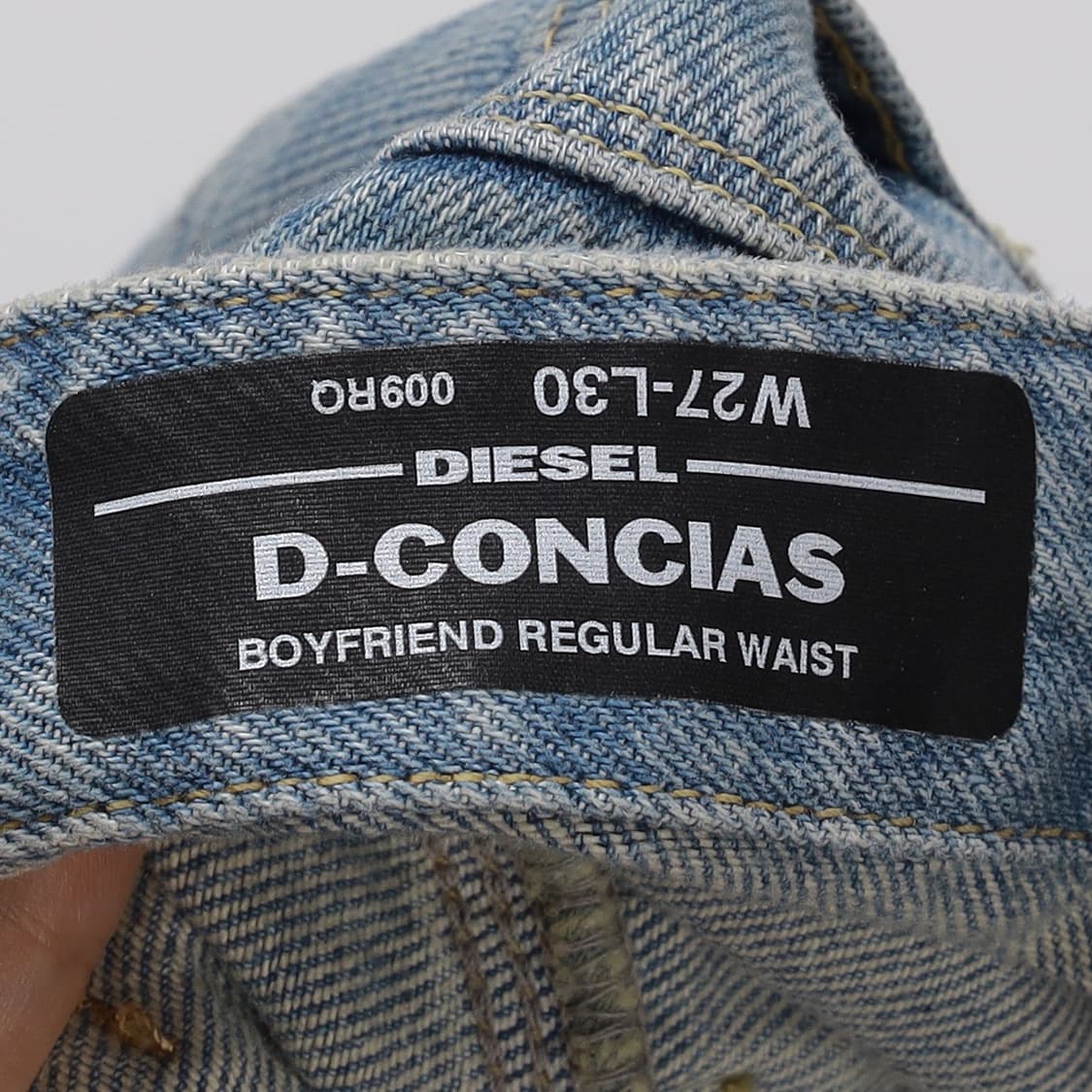 DIESEL 스터드 데님 핀턱 팬츠   상품이미지9