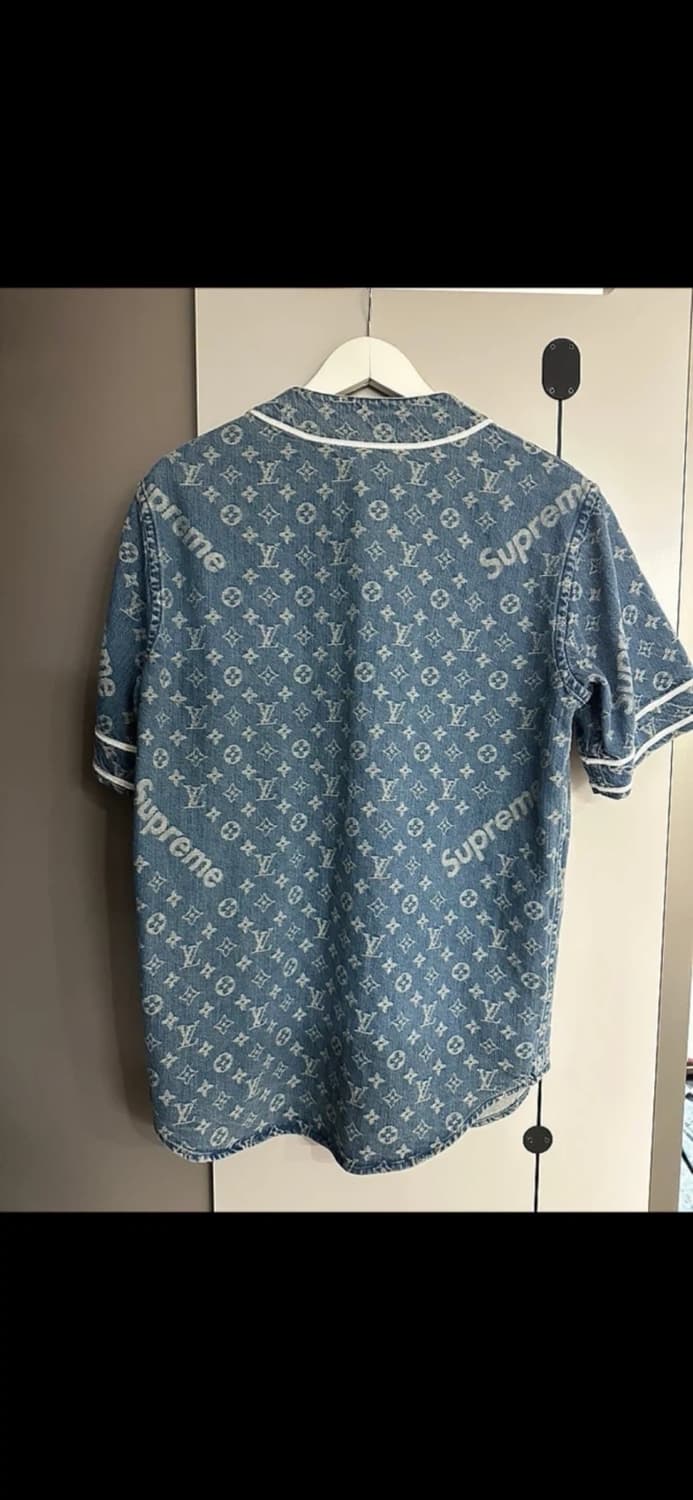 루이비통 슈프림 데님 베이스볼 저지 상품이미지2