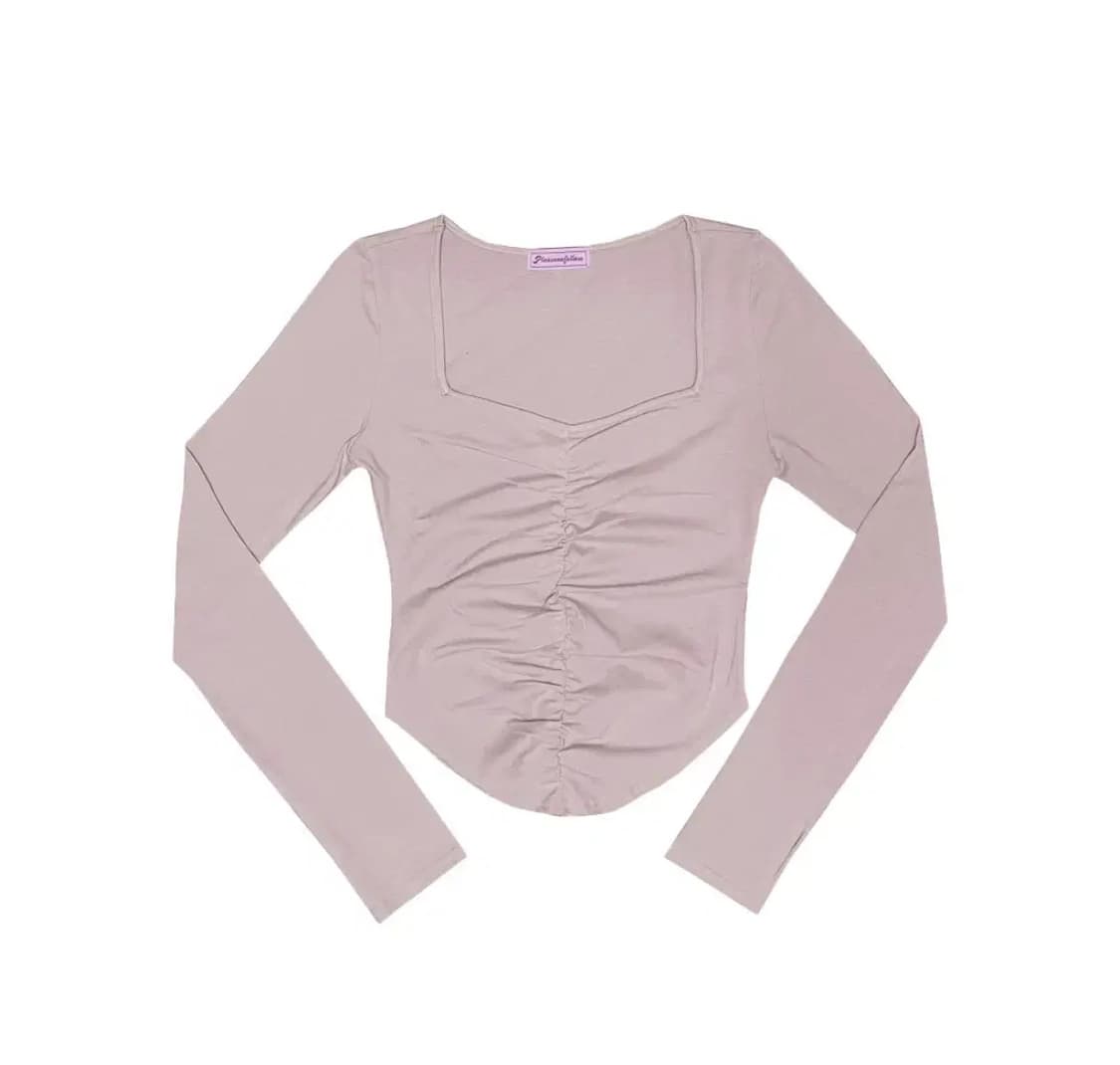 플리즈노팔로우 달린탑 뉴베이비핑크 SS 상품이미지1