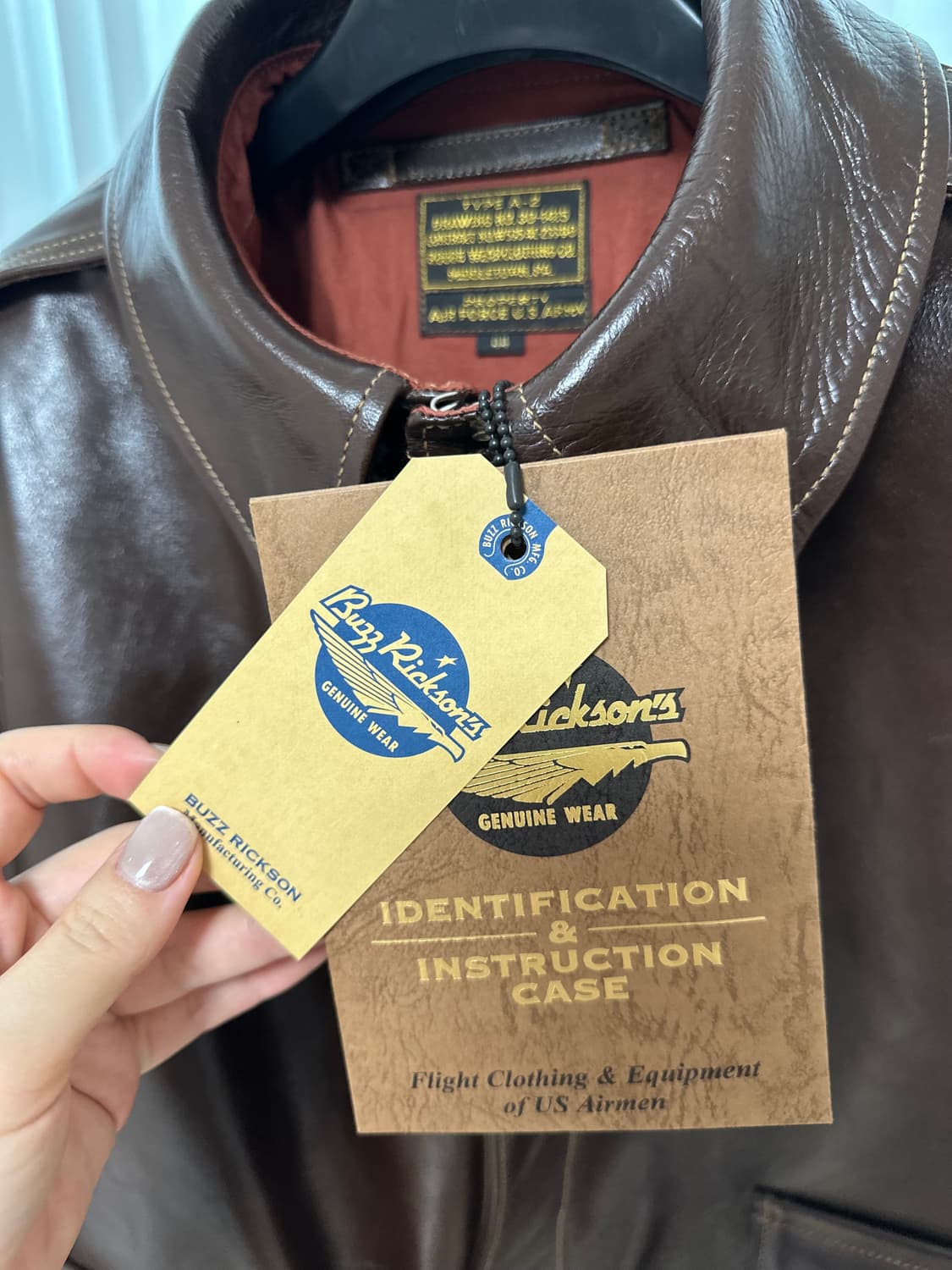 버즈릭슨 A-2 러프웨어 브라운립 상품이미지4