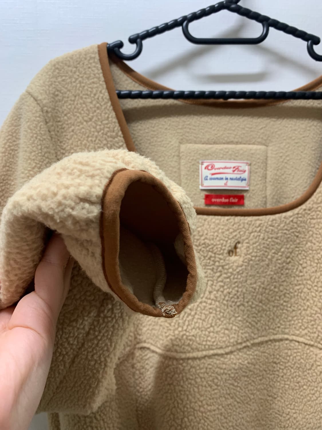 오버듀플레어 플리스 원피스  상품이미지4