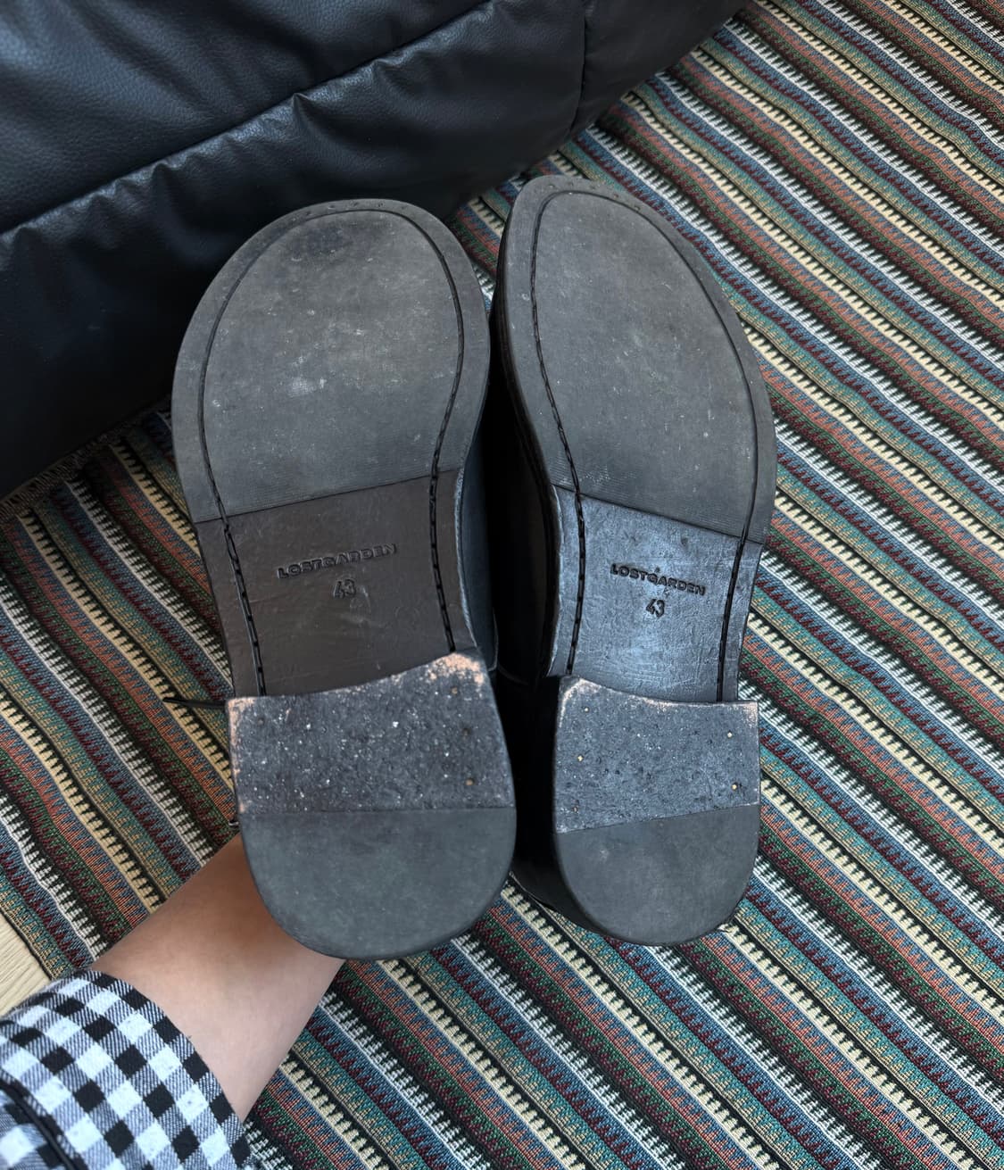 로스트가든 워시드 블랙 더비 상품이미지3