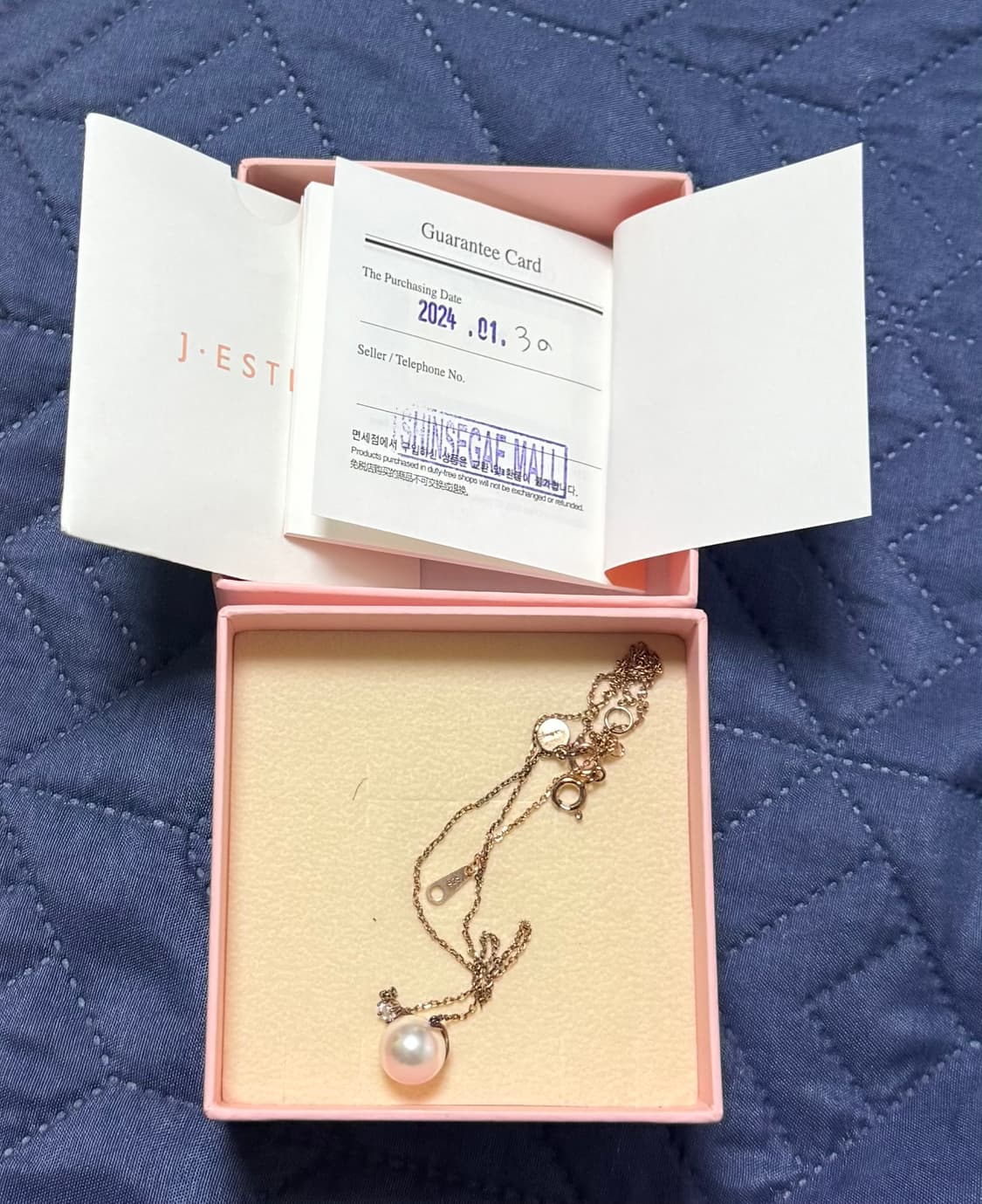 제이스타나 진주목걸이 백화점 제품!! 상품이미지1