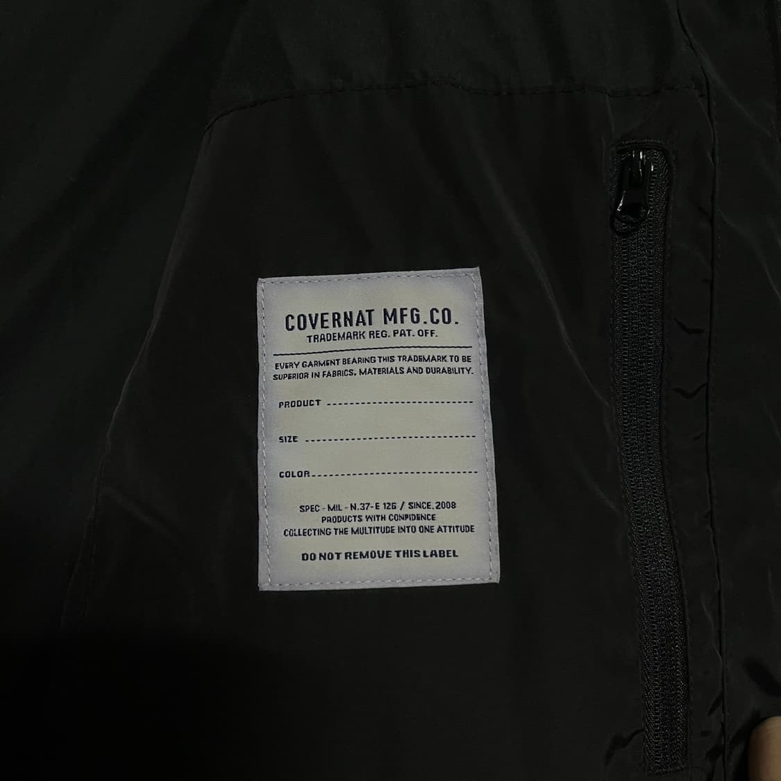 커버낫 블랙 롱패딩 M 상품이미지6