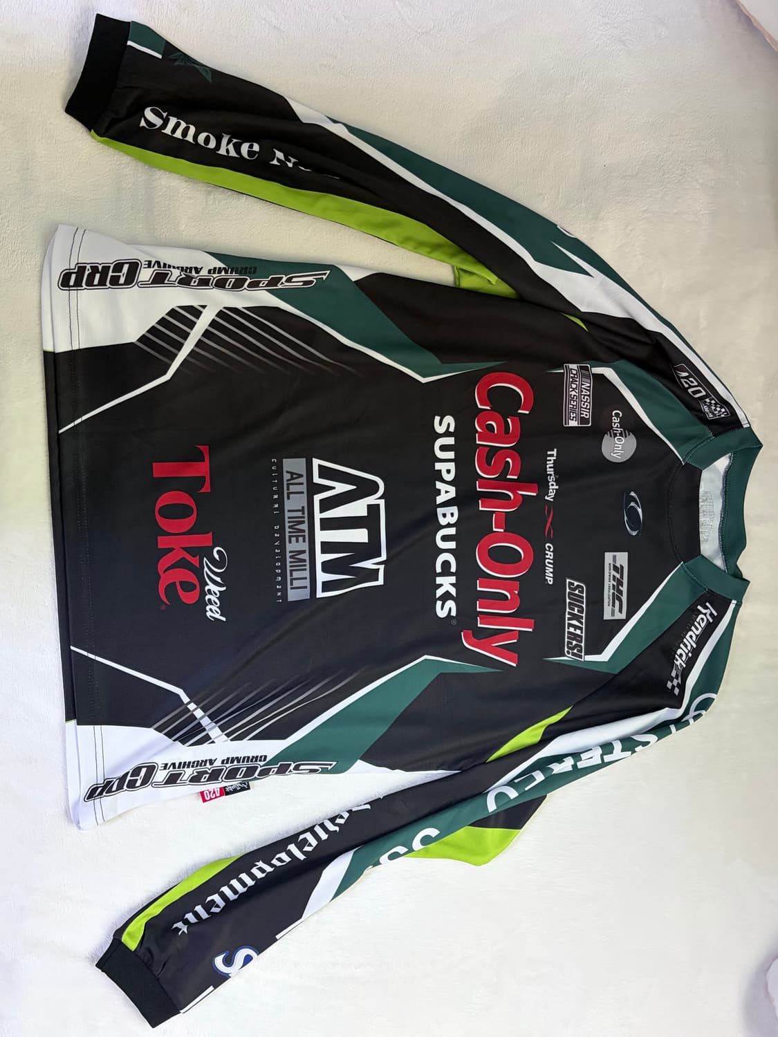 THURSDAY420 x CRUMP 패러디 레이싱 져지 [블랙] 상품이미지2