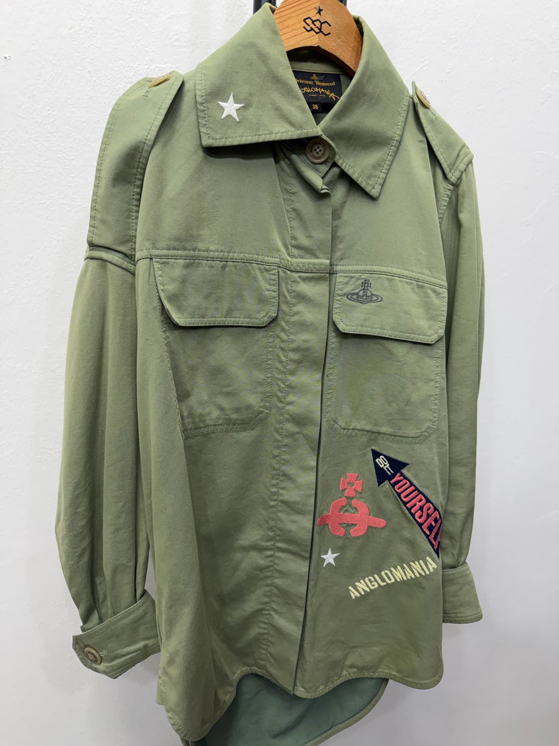 정품) 비비안웨스트우드 오버핏 야상자켓 38 상품이미지2