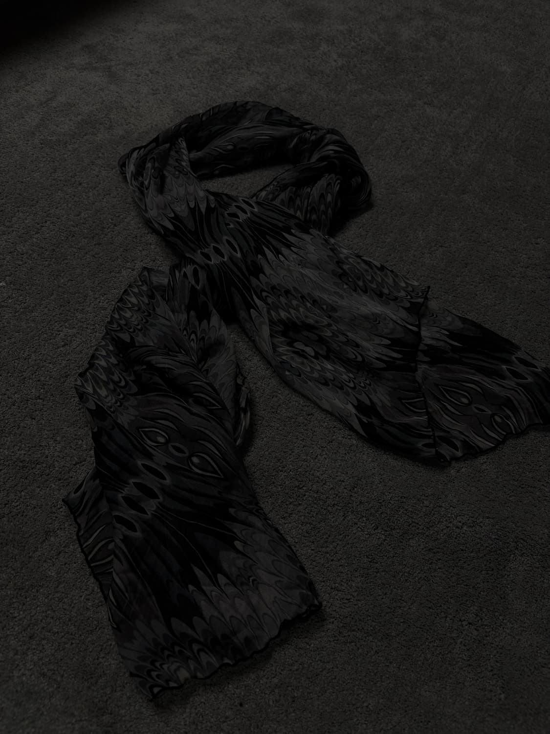 Vintage vkei punk mood paisley scarf 상품이미지3