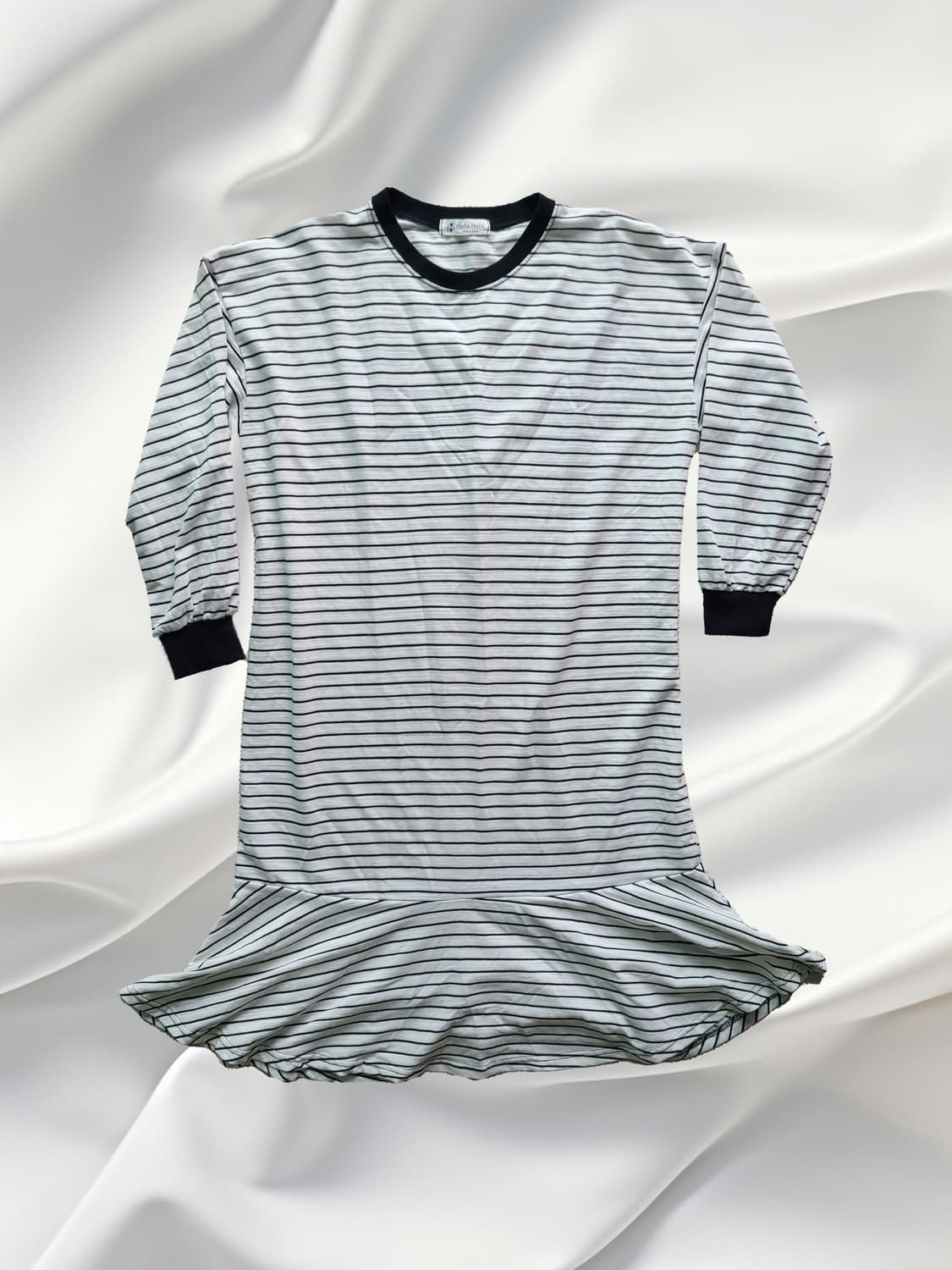 유니크 머메이드 라인 스트라이프 원피스 (Free) / 데일리룩 상품이미지2