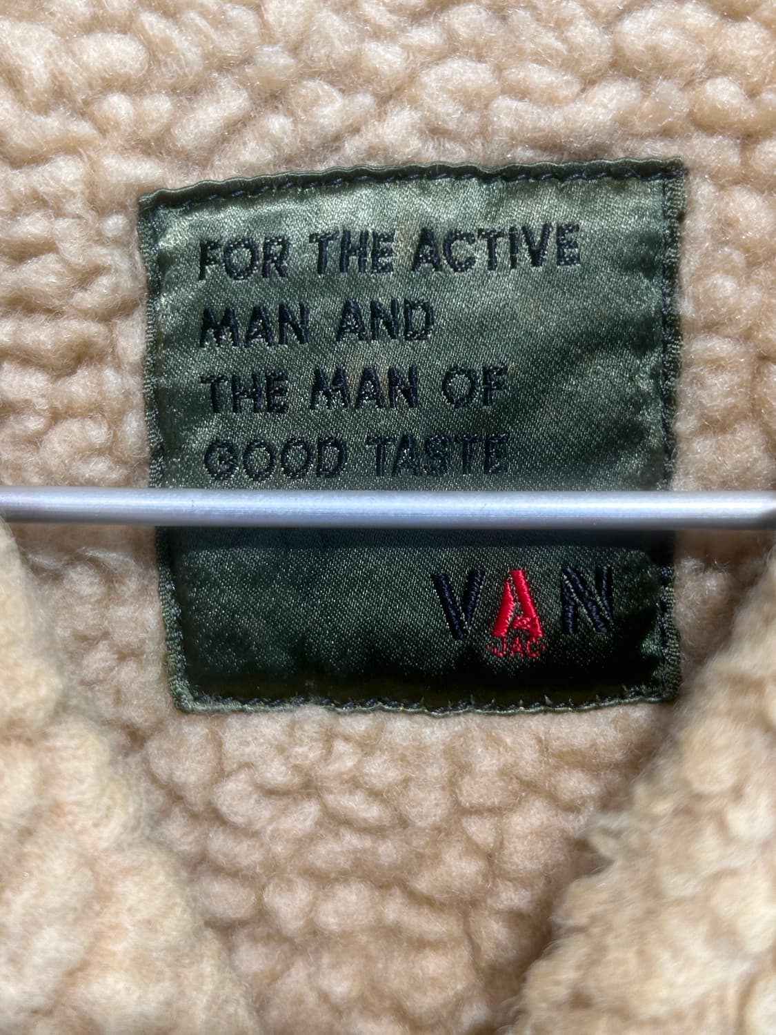 70s 반잭 셰얼링 더블 덱자켓 코트 VAN JAC 상품이미지9