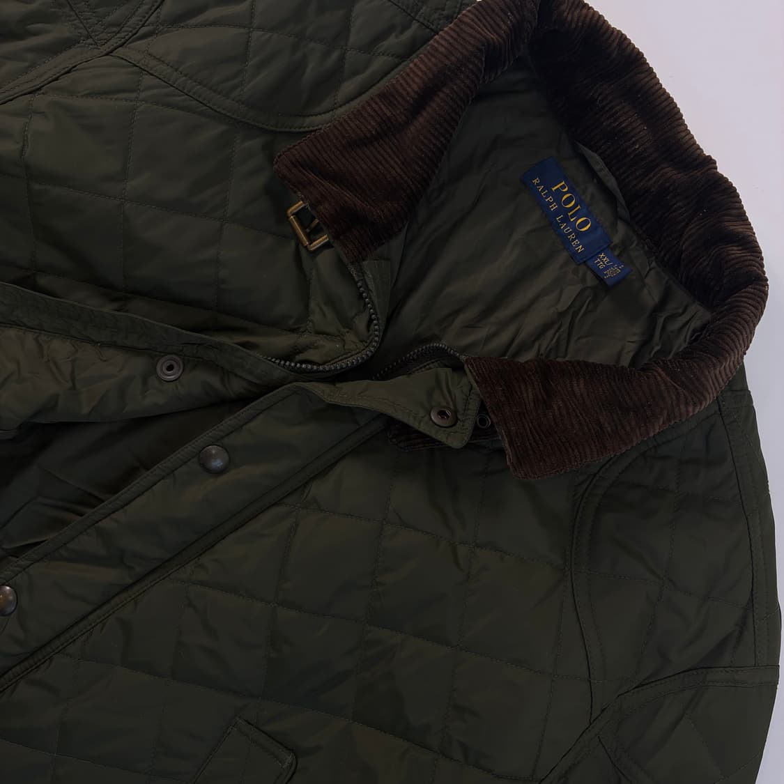Polo  폴로 랄프로렌 바라쿠다 카키 퀼팅 자켓  상품이미지4