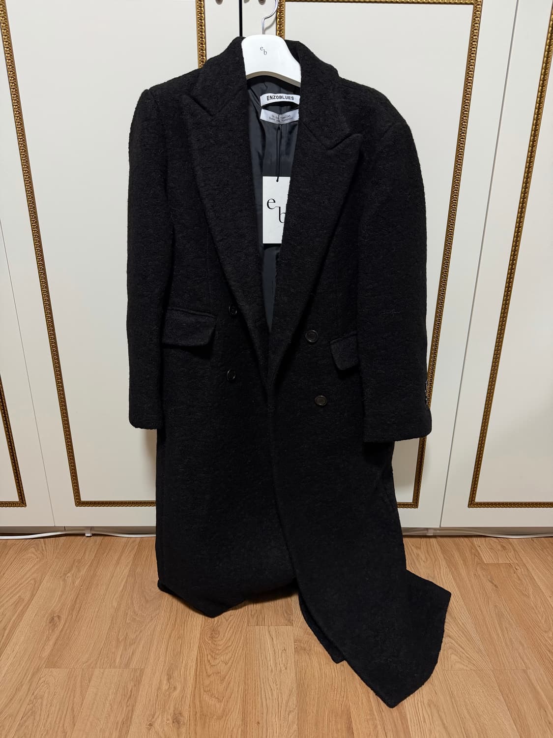 엔조블루스 롱코트 밤색 상품이미지2