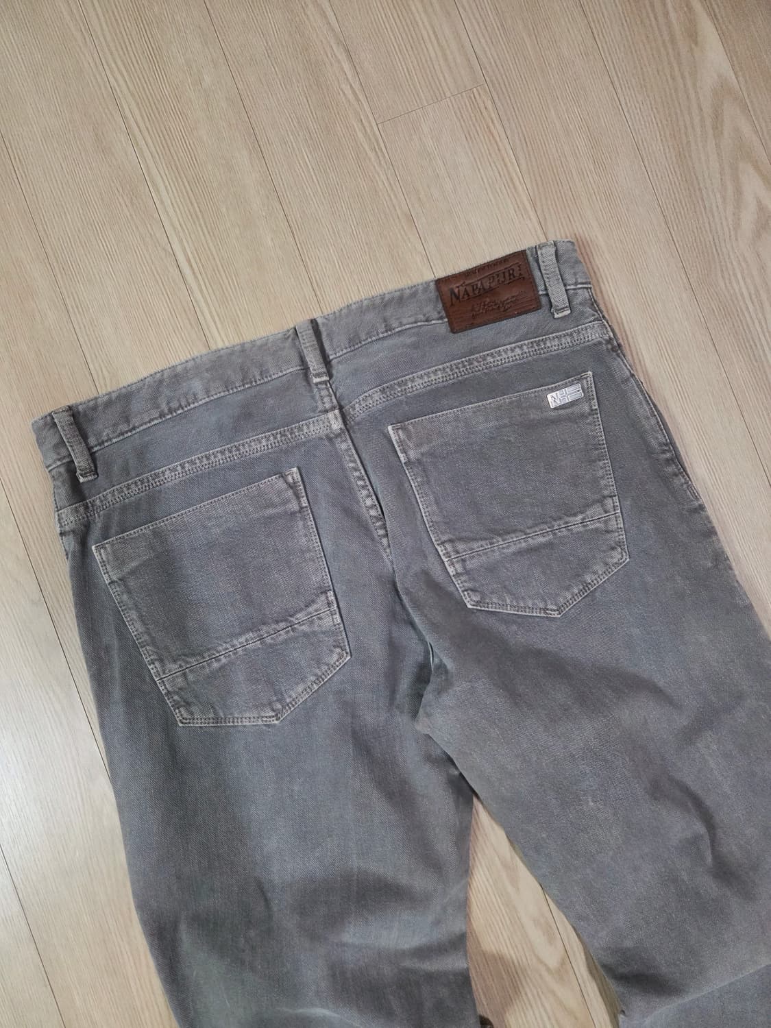 나파피리 그레이 원워싱 팬츠 상품이미지6