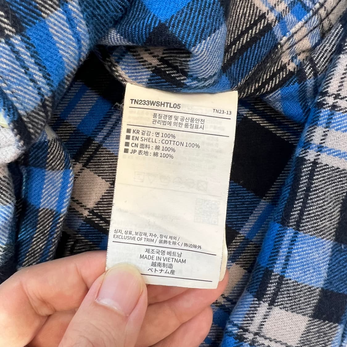 [M]디스이즈네버댓 플란넬 체크셔츠 블루 상품이미지5