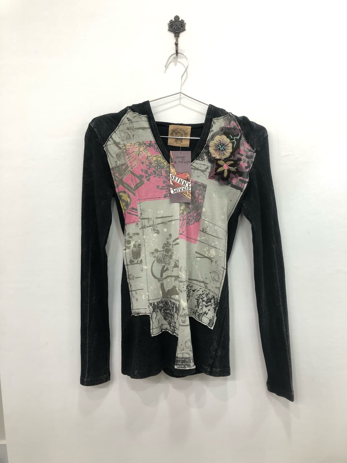 SKINNY MINNIE floral hooded long sleeve  상품이미지1
