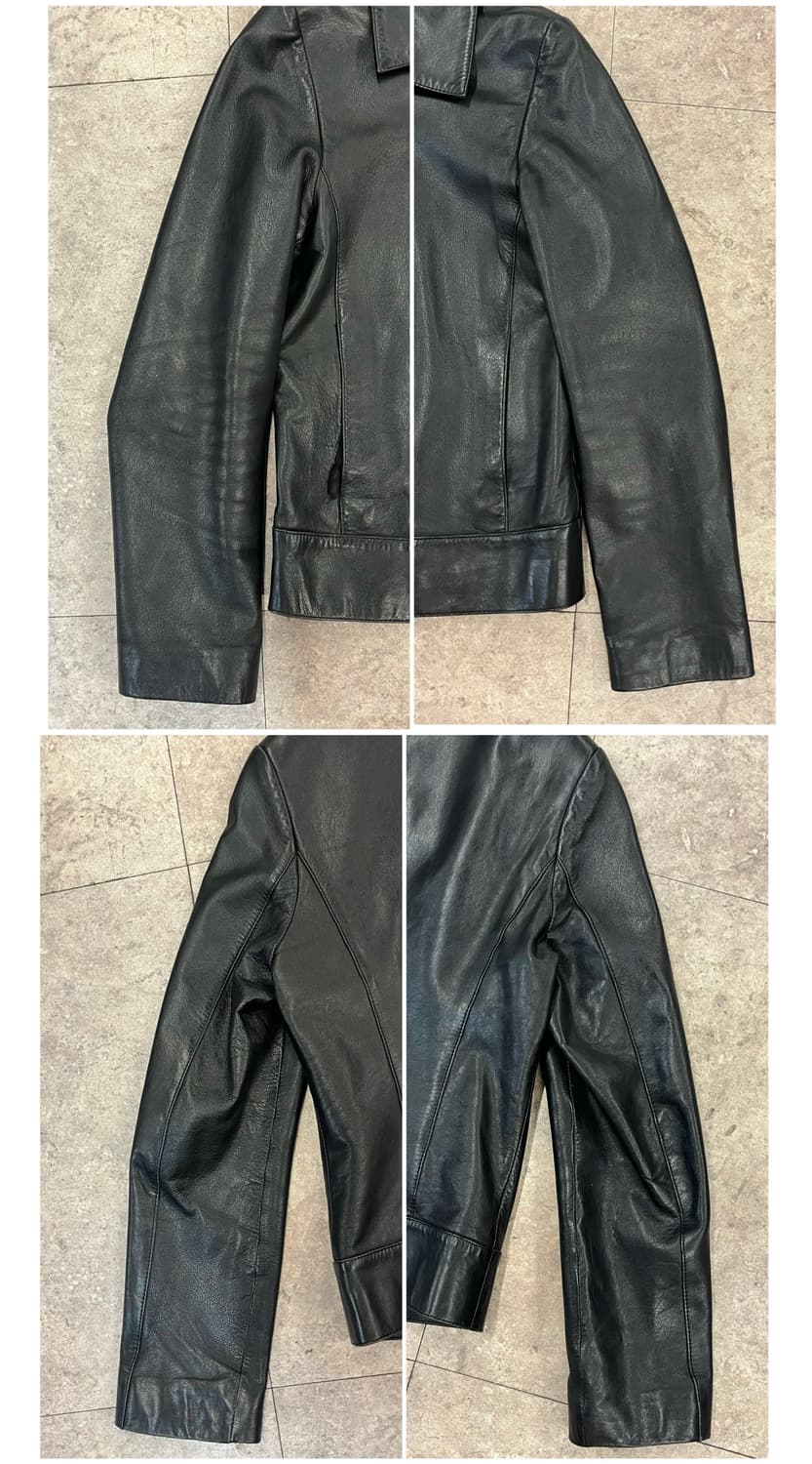 빈티지 양가죽 레더 자켓 블랙 66 #csz4001 상품이미지8
