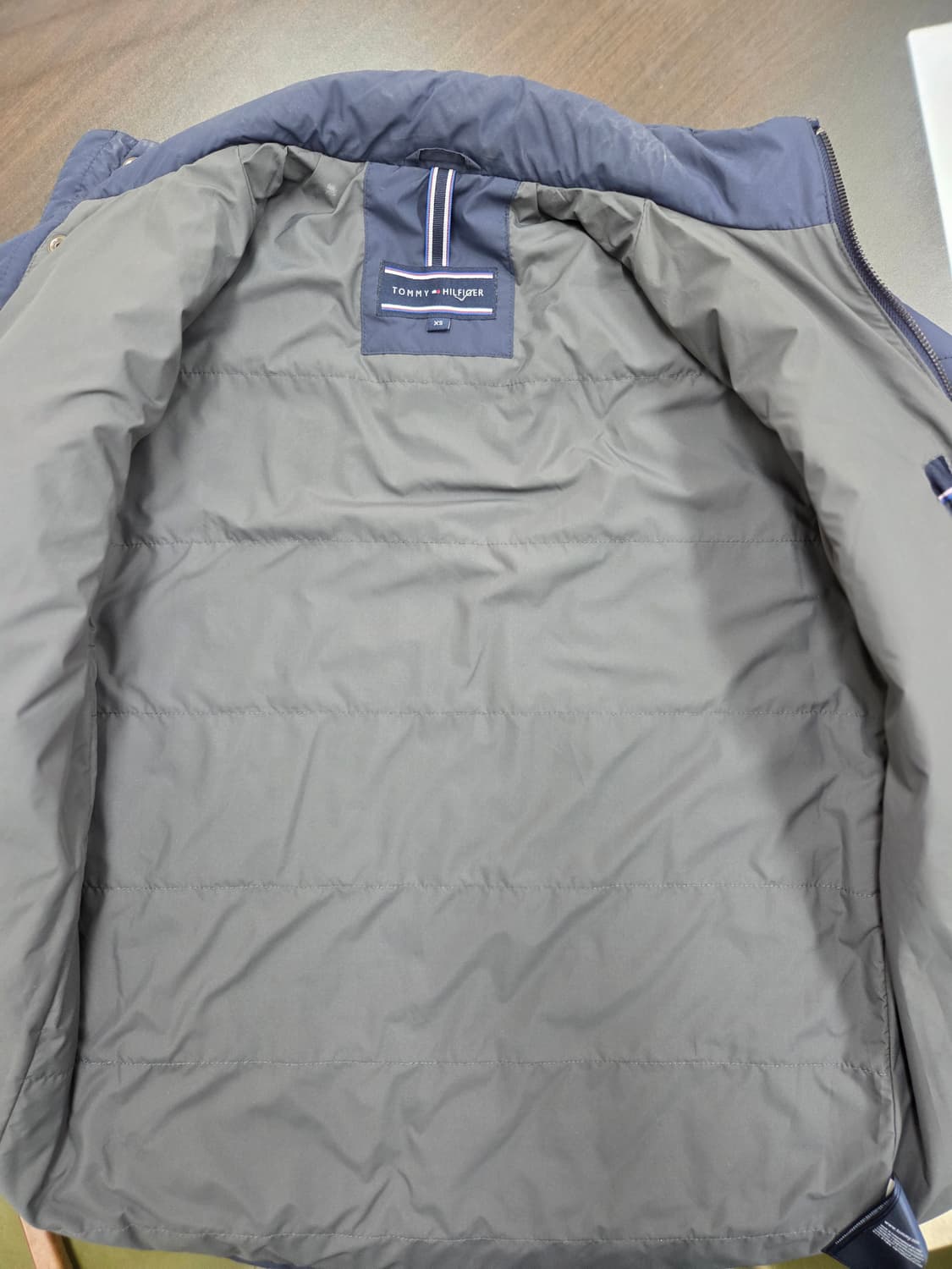 타미힐피거 네이비 퀼팅 자켓 XS 상품이미지3