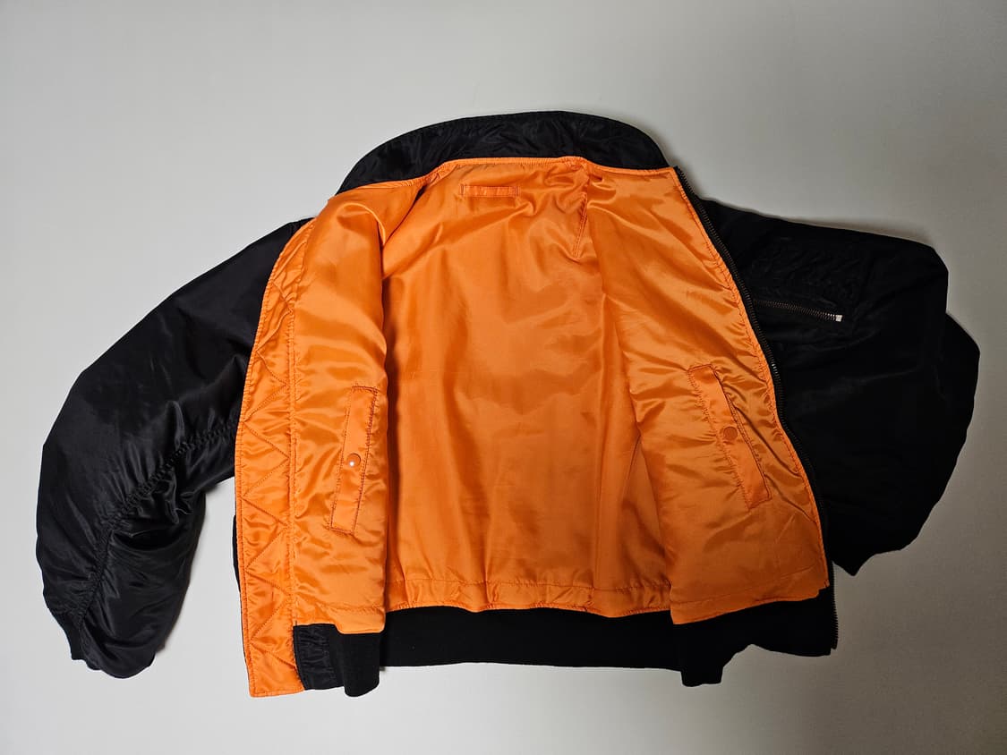 코로나유틸리티 MA-1  BLACK (L사이즈, 새상품) 상품이미지4