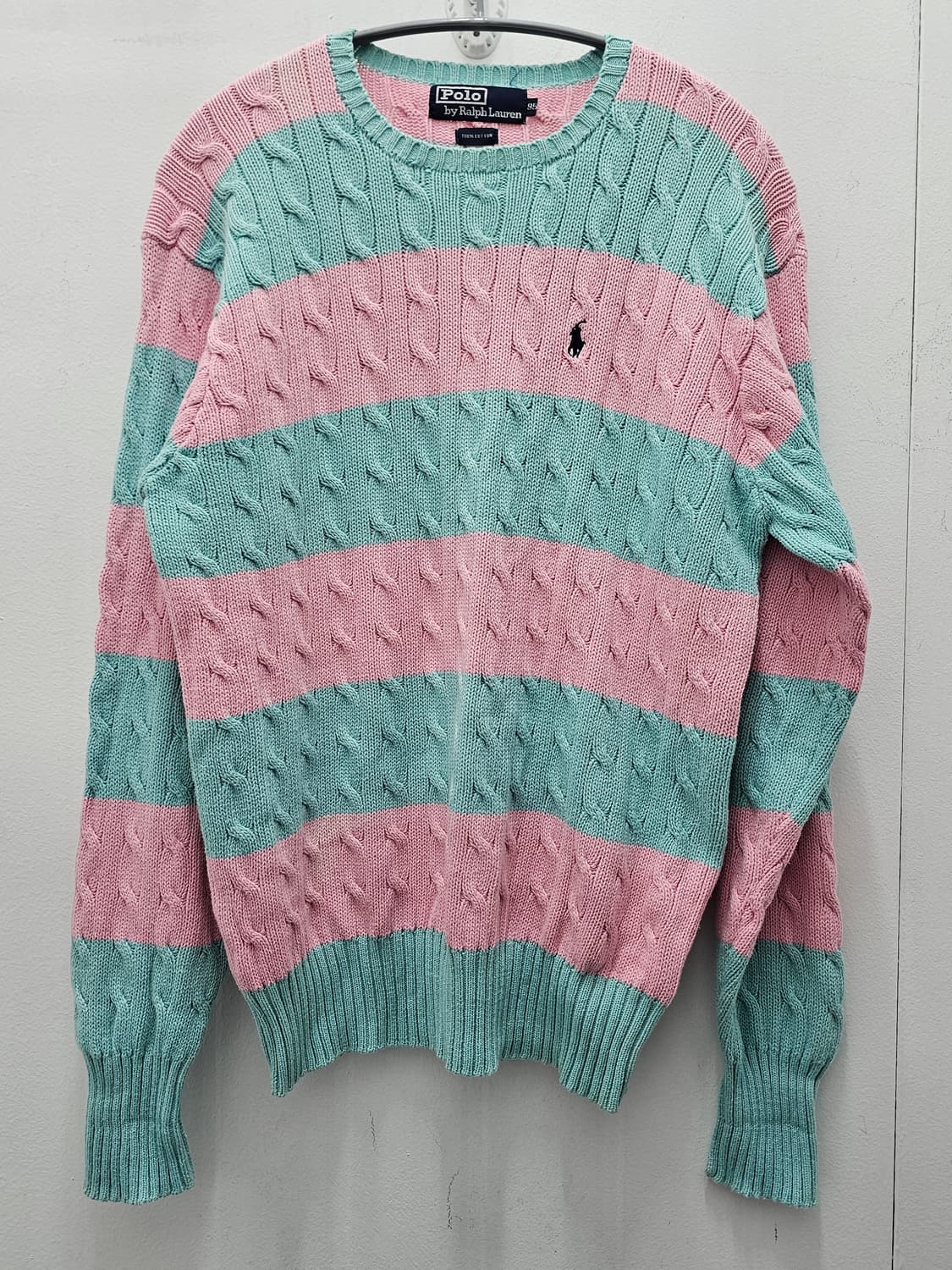 폴로 랄프로렌 니트 민트/핑크 (95) 상품이미지1