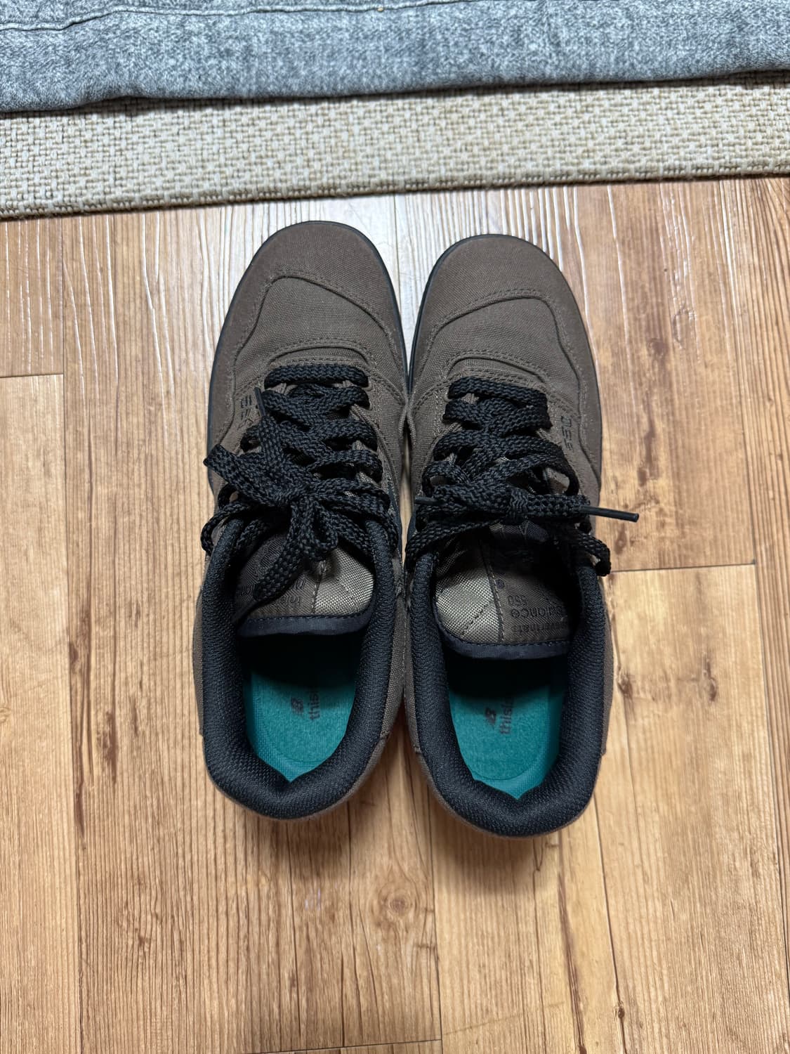 뉴발란스 x 디스이즈네버댓 550 브라운 블랙 상품이미지2