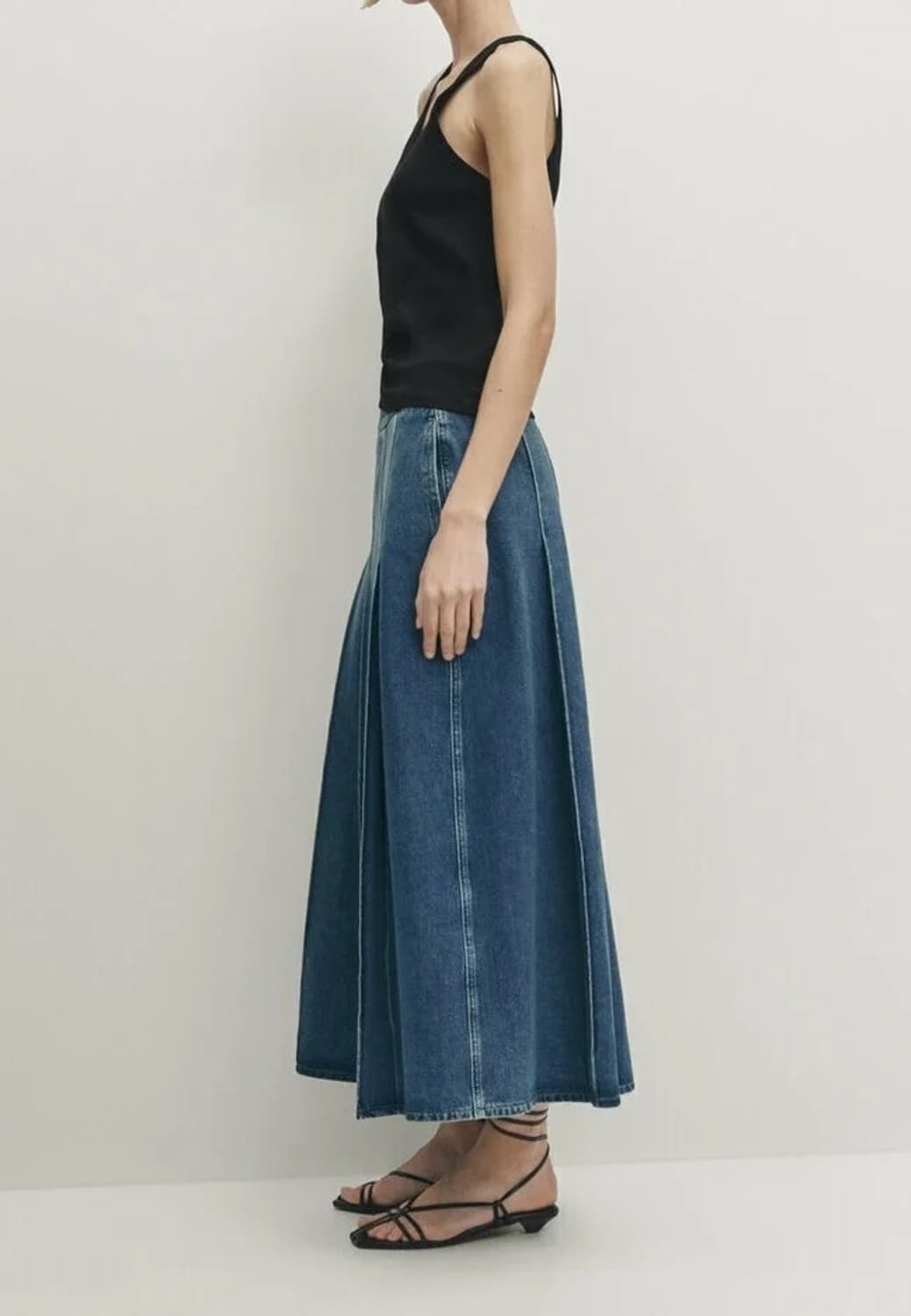 마시모두띠 데님 롱스커트 40사이즈 상품이미지1