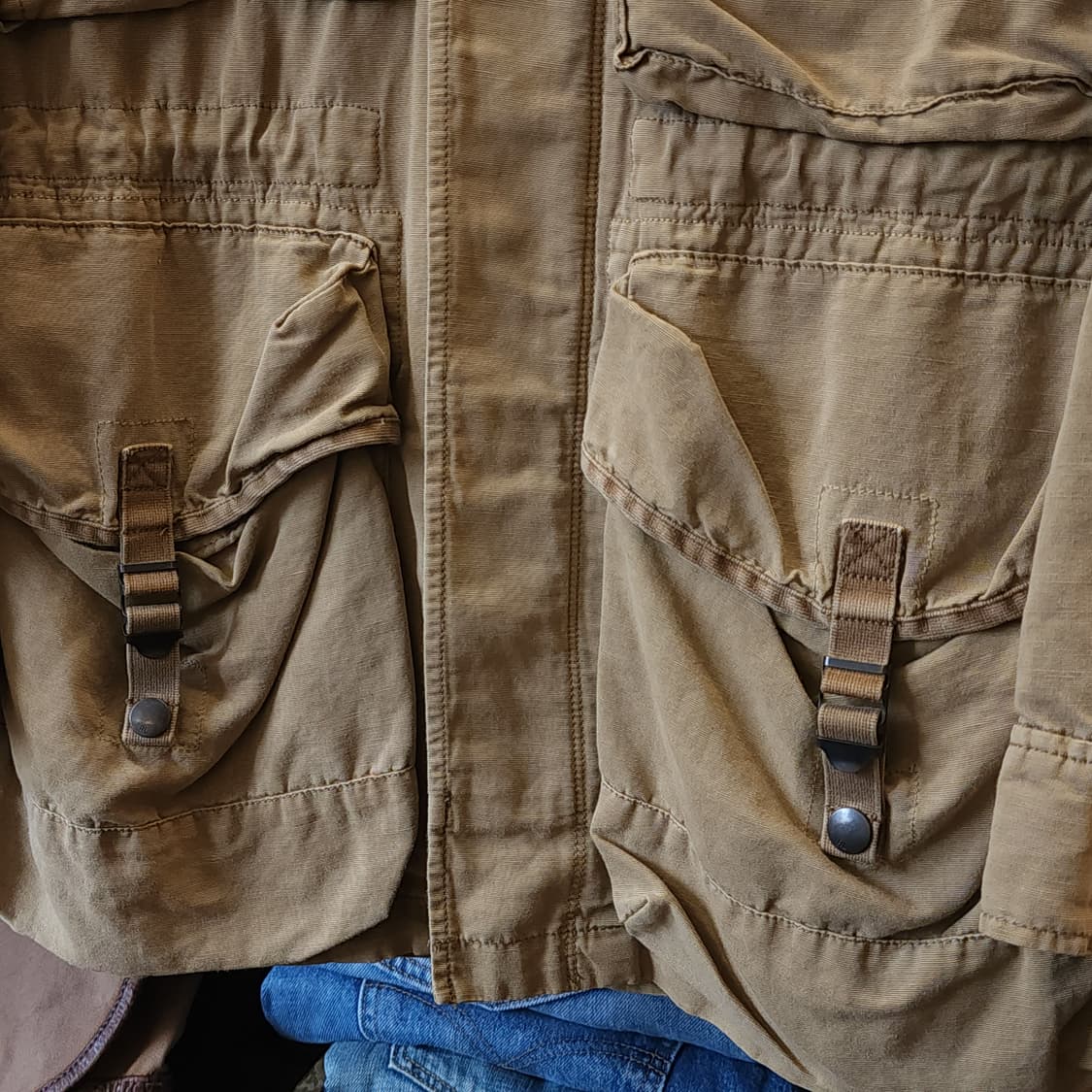 폴로 랄프로렌 여성용 피싱 헌팅 포켓 스포츠맨 린넨 필드자켓 6 상품이미지6