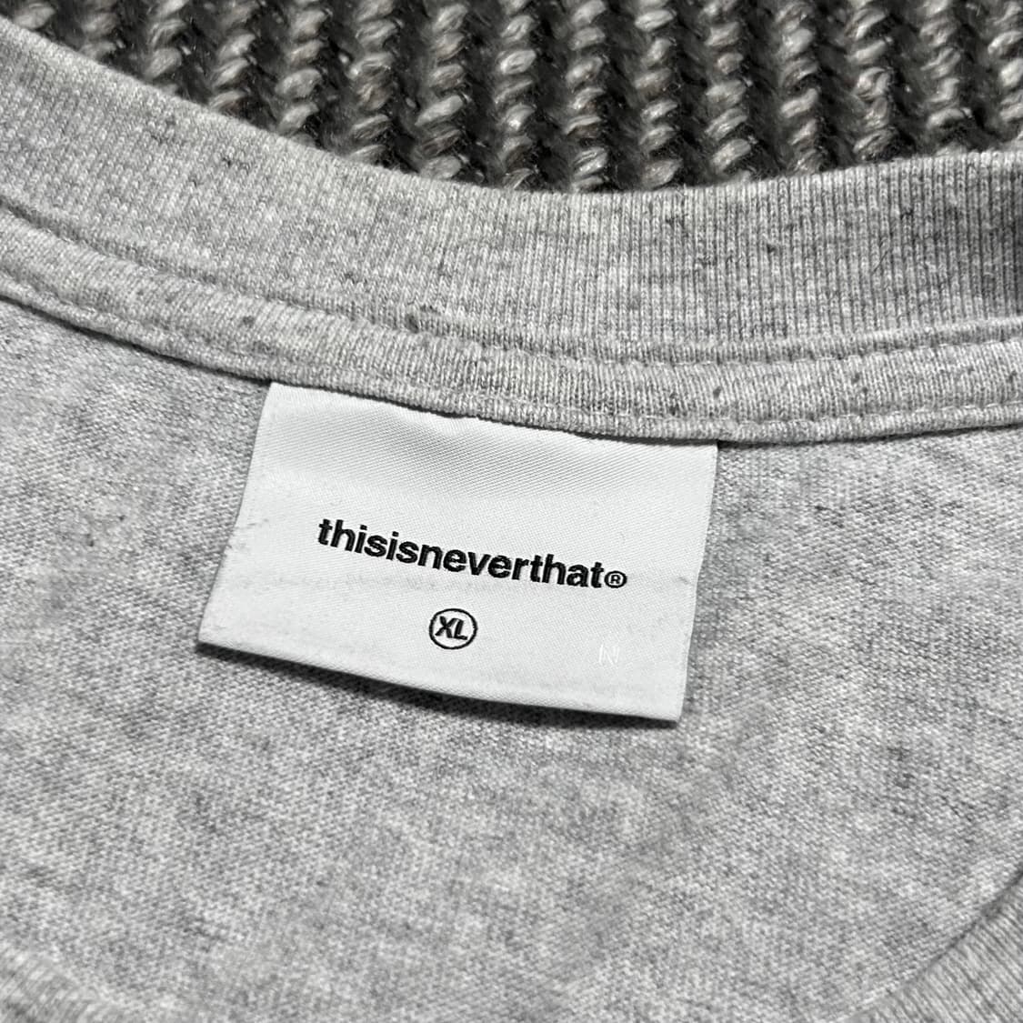 [XL] Thisisneverthat 디스이즈네버댓 그레이 반팔 티셔츠 상품이미지5