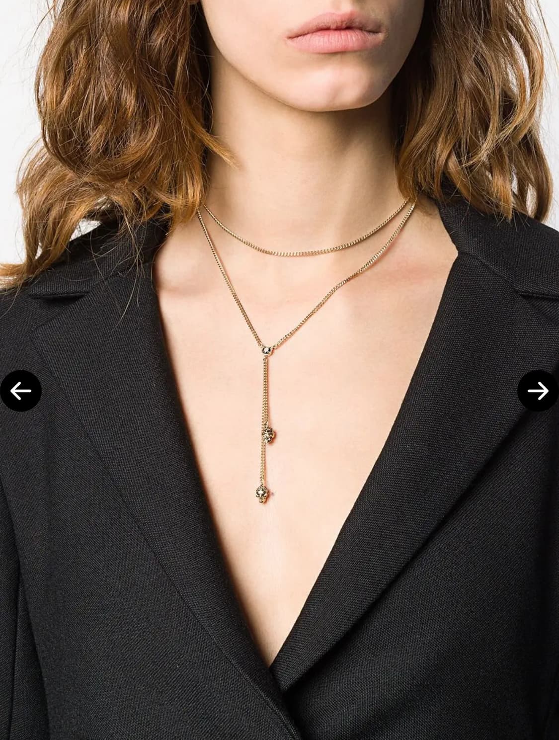 알렉산더 맥퀸 스컬 펜던트 목걸이 상품이미지6