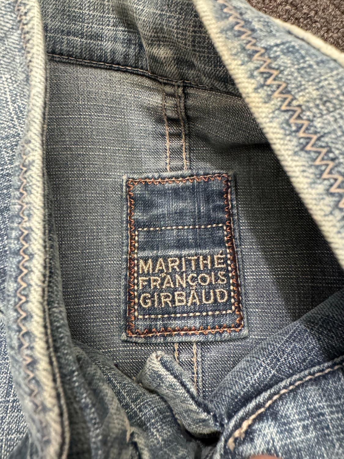 M)마리떼 프랑소와 저버 빈티지 여성 데님 자켓 상품이미지3