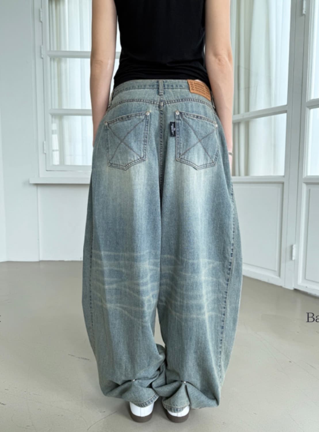 더미스테리어스호텔 로고 스트랩 진 1사이즈 상품이미지5