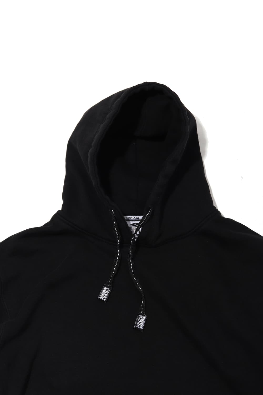 PRO CLUB 헤비 블랙 후드 티셔츠 size M 상품이미지3