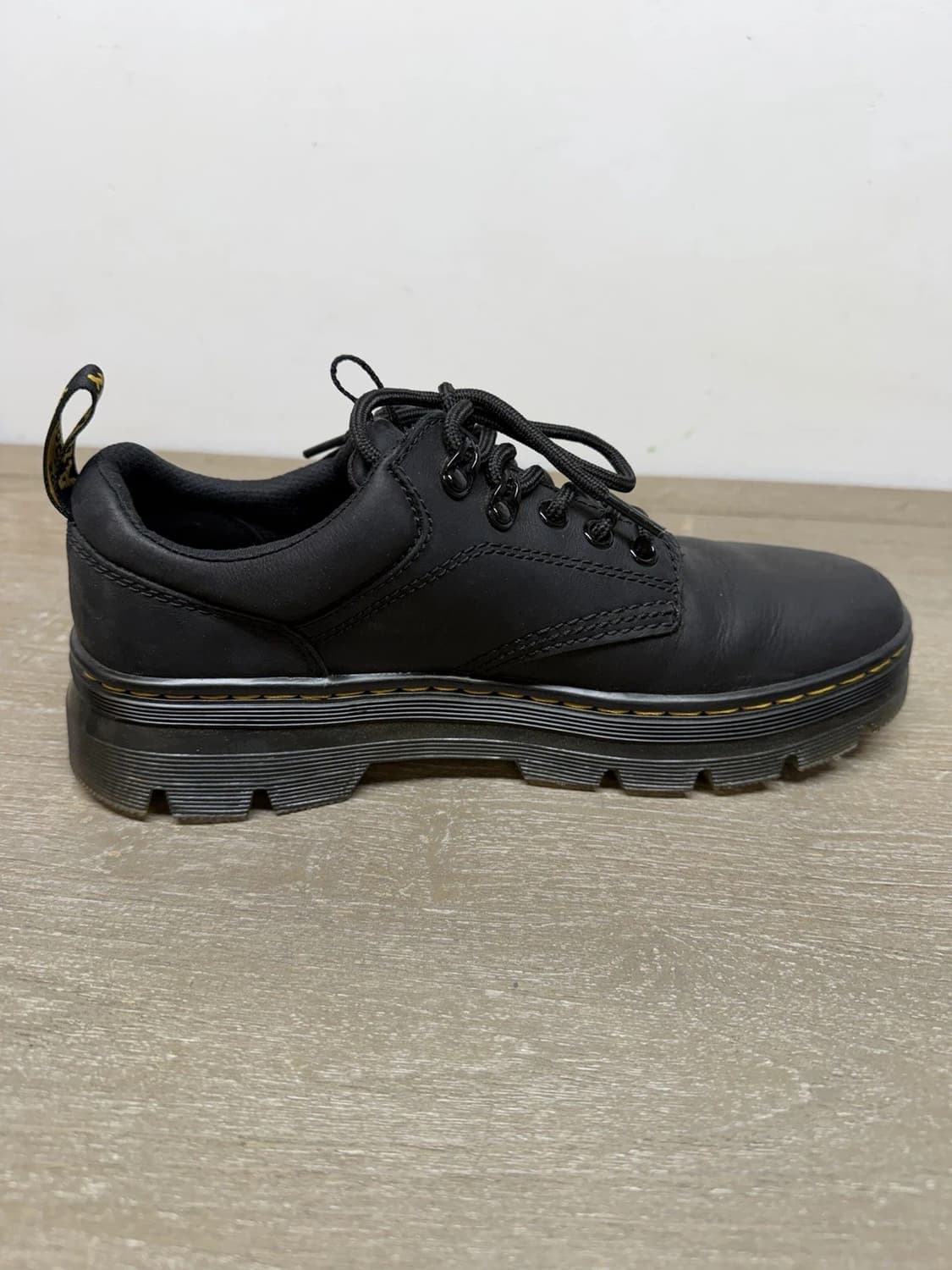 닥터마틴 리더 와이오밍 레더 유틸리티 슈즈 블랙 상품이미지6