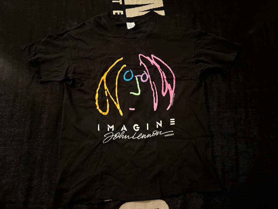 80s 존레논 IMAGINE 밴드티 XL 상품이미지1