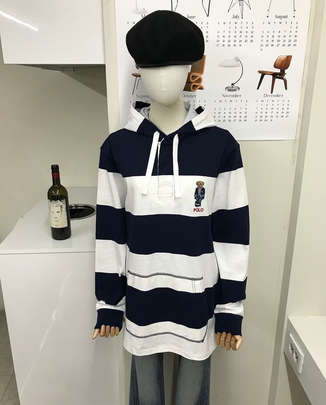 폴로 베어 저지 럭비 후드티 상품이미지7