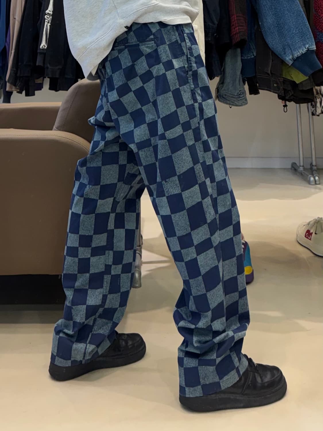 반스 체커보드 레인지 엘라스틱 팬츠 상품이미지7