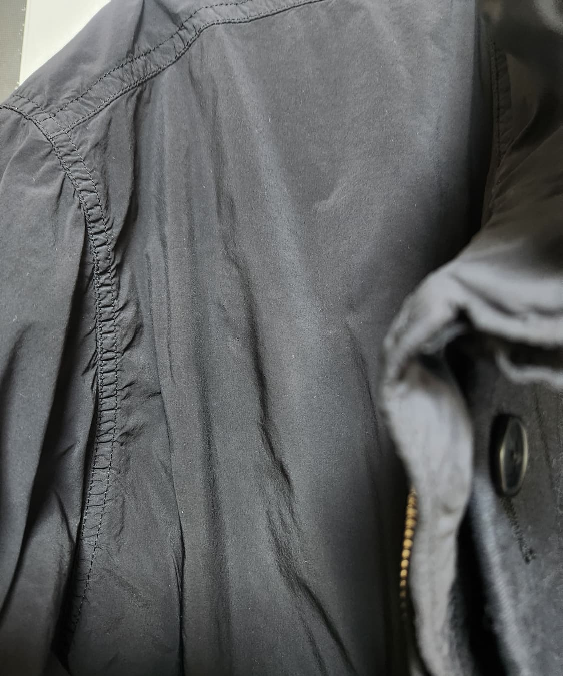 aton 25fw short mods coat 블랙 6사이즈 상품이미지3