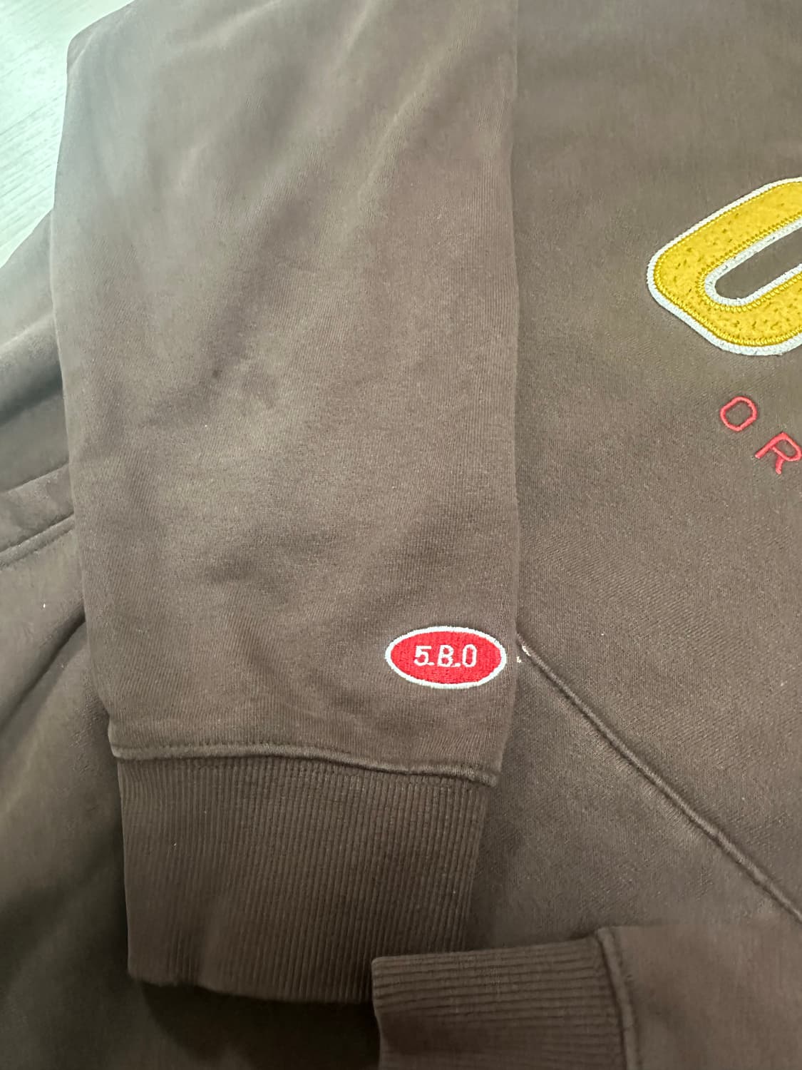 OiOi 브라운 후드티 L 상품이미지2