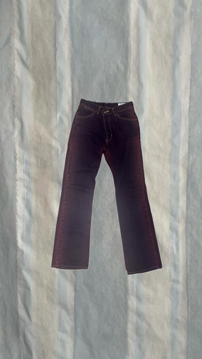 🍷Wrangler 레드 브라운 데님 (26) 상품이미지1