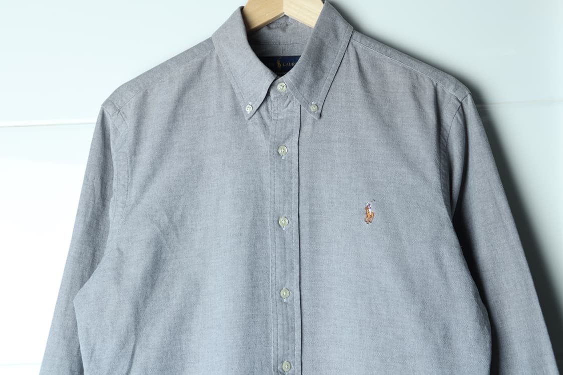(L-XL) 폴로 랄프로렌 셔츠 남방 USA 옥스포드 그레이-H33302 상품이미지3