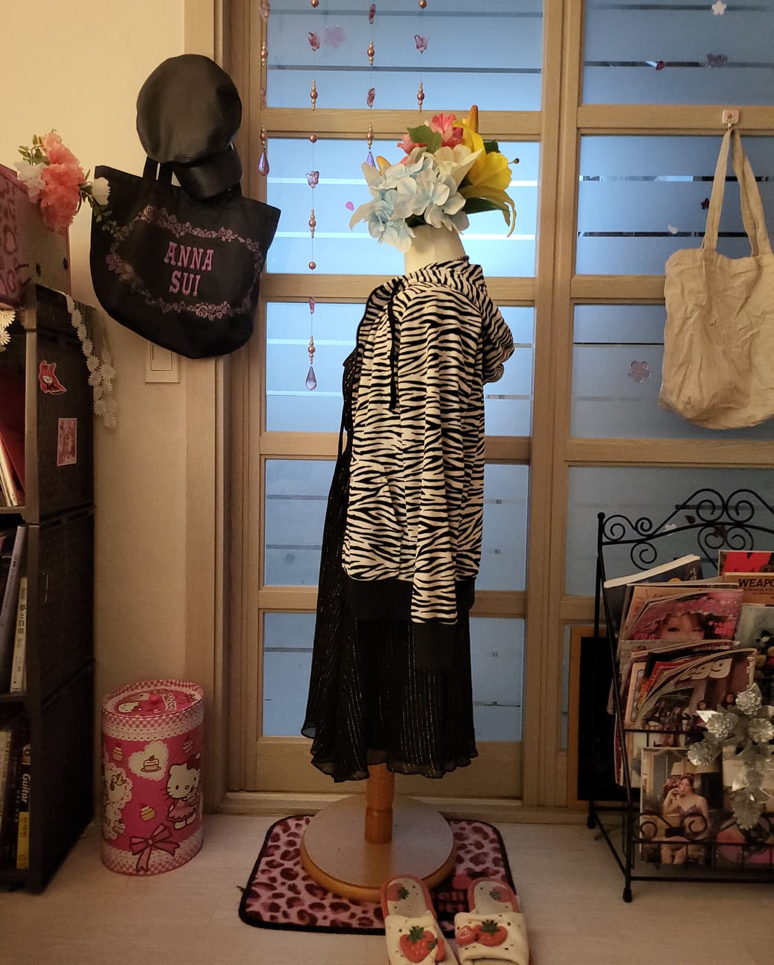 지브라 후드 집업 상품이미지2