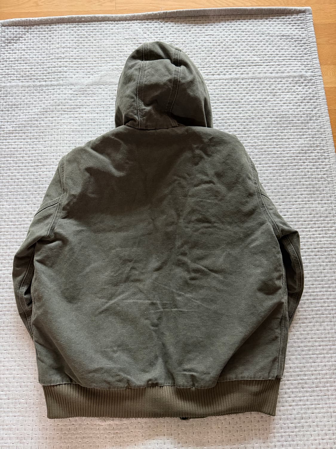 [M] 칼하트 j130 샌드스톤 덕 액티브 자켓 모스 상품이미지5